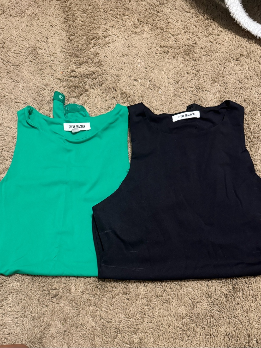 Steve Madden  Tank Top bodysuits in Green and Black